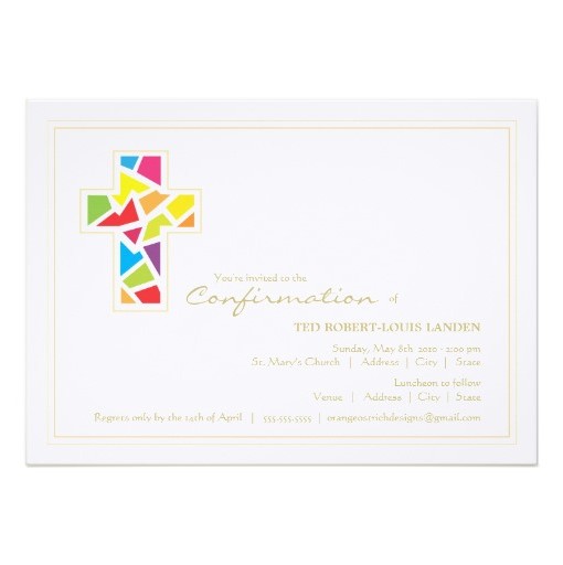 confirmation invitation
